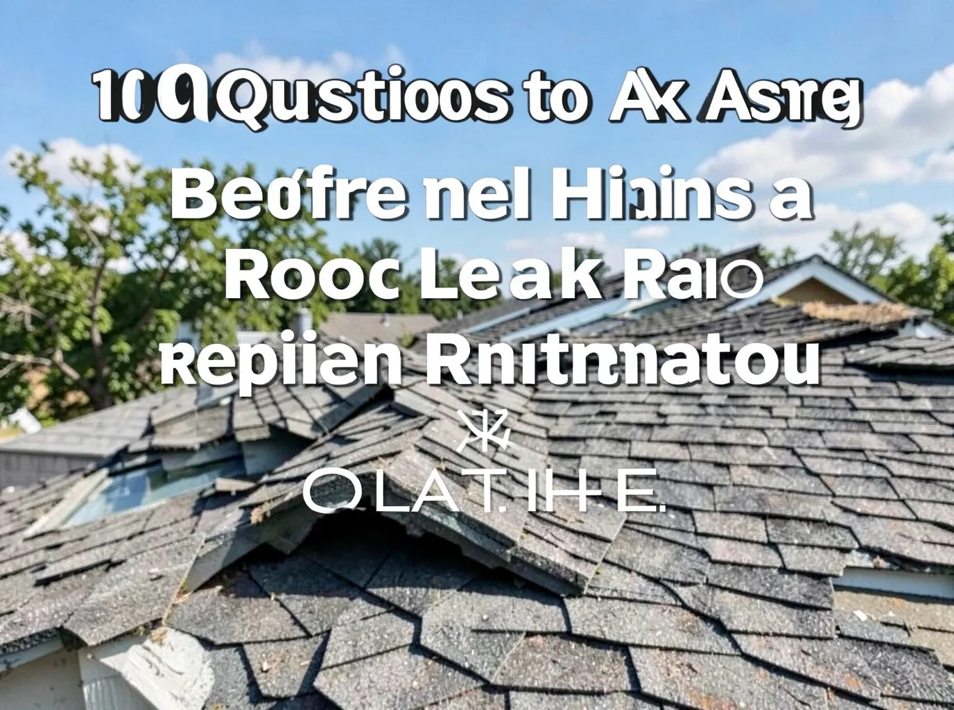 10 Questions to Ask Before Hiring a Roof Leak Repair Contractor