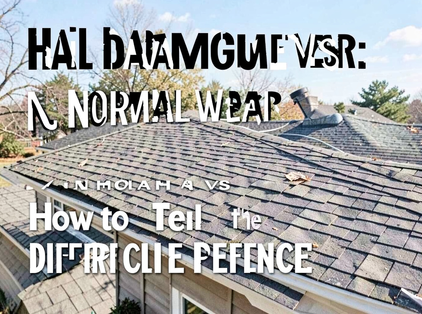 Hail Damage vs. Normal Wear: How to Tell the Difference