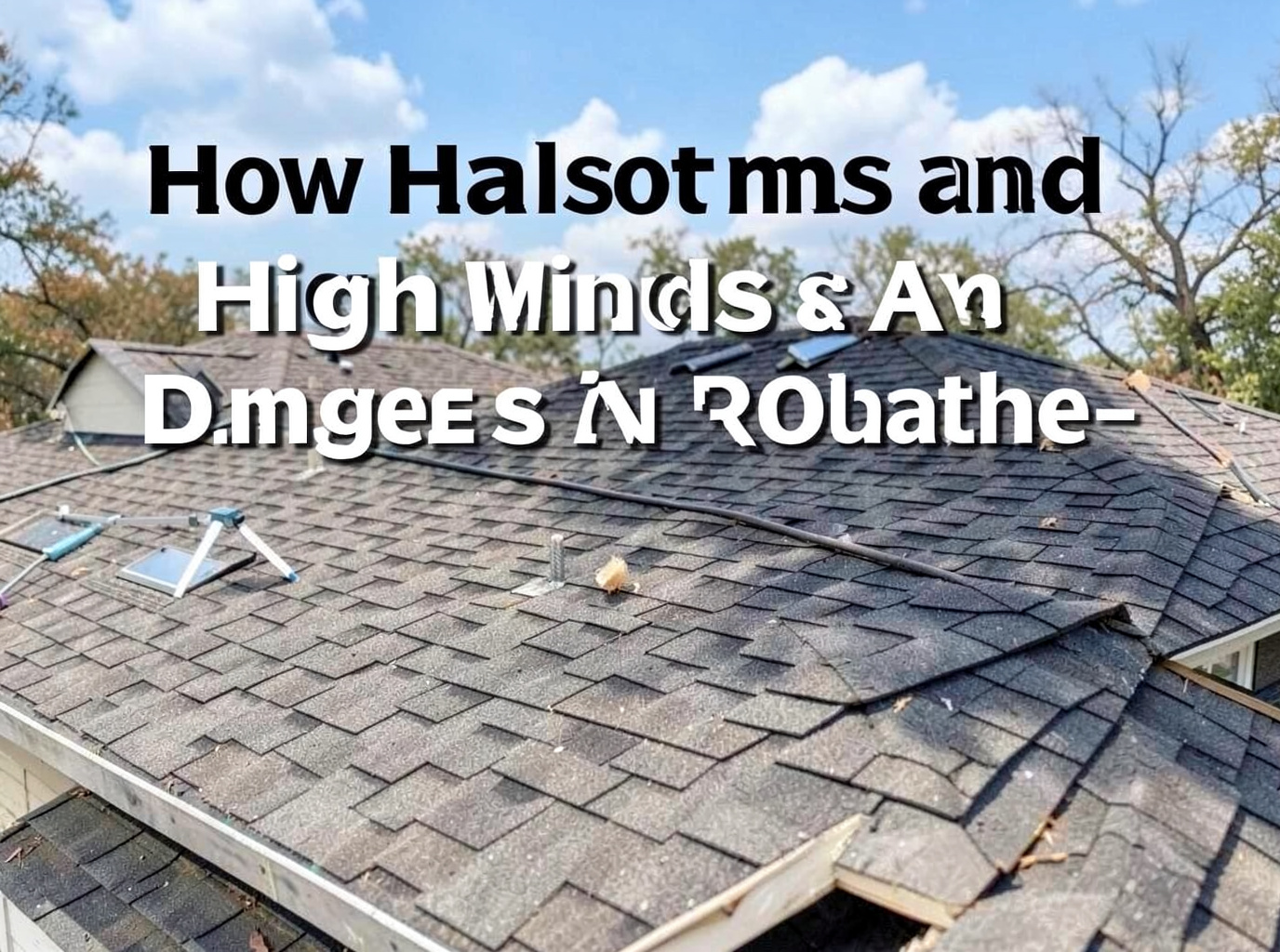 How Hailstorms and High Winds Damage Roofs in Olathe